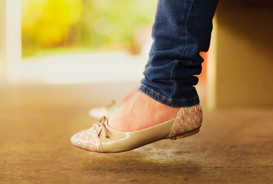 Ballerina-Schuhe passen perfekt zu deiner Lieblingsjeans