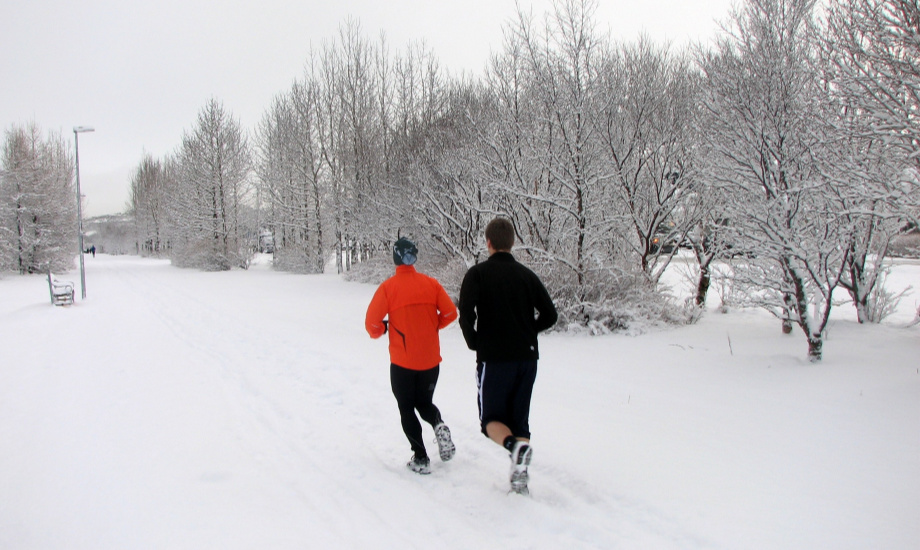 The most secure base for winter running is unbeaten snow
