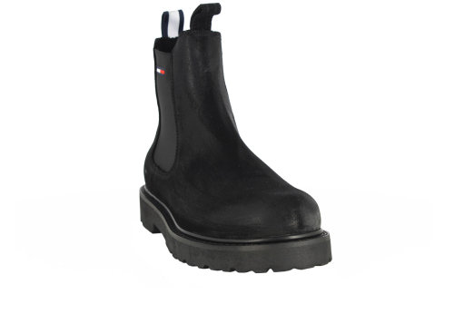 TOMMY JEANS TOMMY JEANS SUEDE CHELSEA BOOT Schwarz