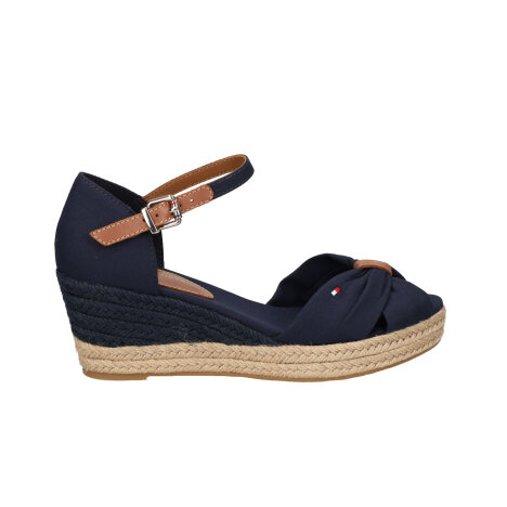 TOMMY HILFIGER BASIC OPEN TOE MID WEDGE FW0FW04785-DW6