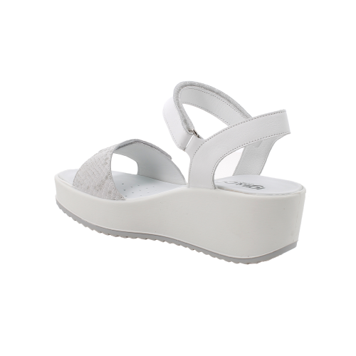 IGI&CO w.sandals ARGENTO/BIANCO