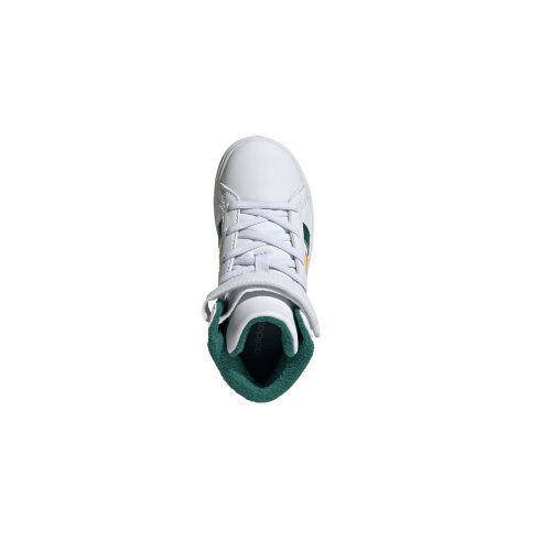 adidas GRAND COURT MID K  FTWWHT/CGREEN/COGOLD