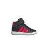 adidas GRAND COURT MID K  CBLACK/LUCRED/GRESIX