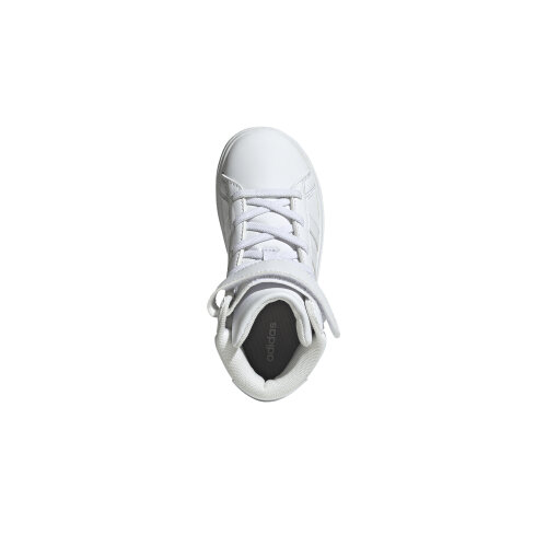 adidas GRAND COURT MID K  FTWWHT/FTWWHT/GREONE
