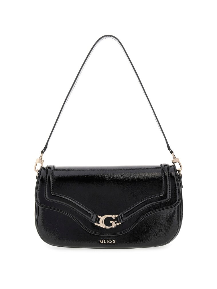 Guess DEA FLAP SHOULDER BAG BLA