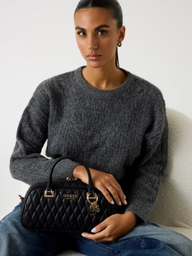 Guess VALLA SMALL SATCHEL BLA